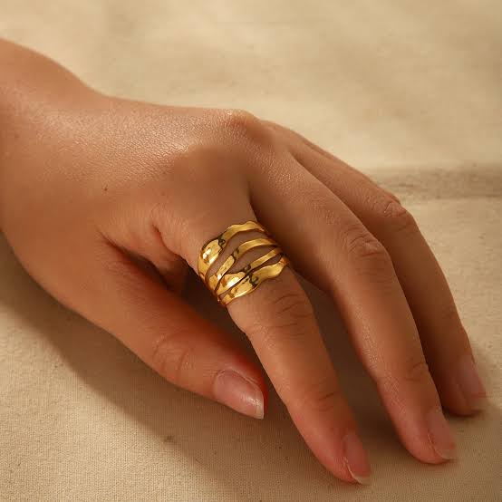 Ripple Adjustable Ring