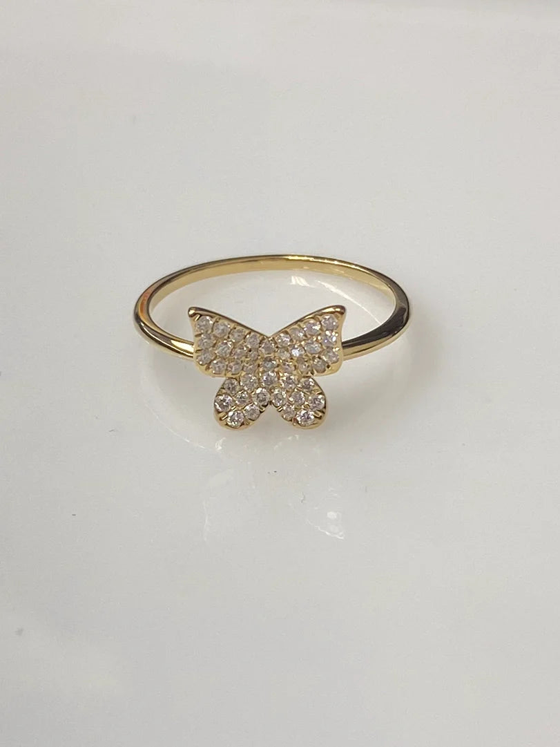 Butterfly Adjustable Ring