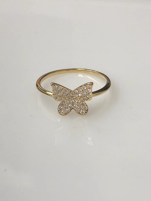 Butterfly Adjustable Ring