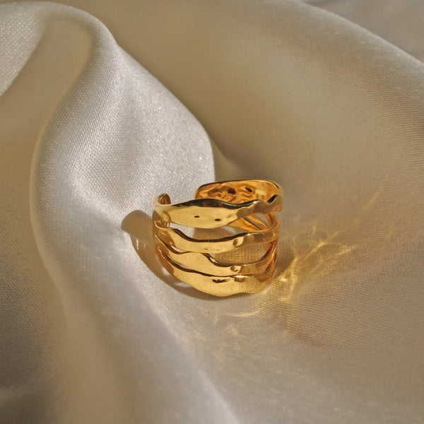 Ripple Adjustable Ring