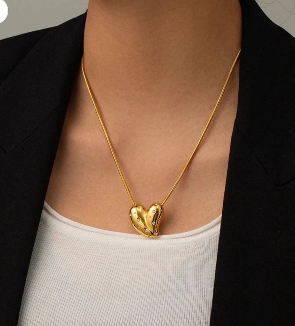 Chunky Heart Necklace
