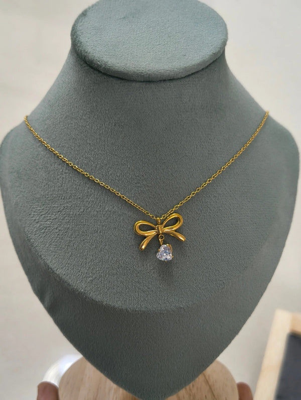 Belle Bow Necklace