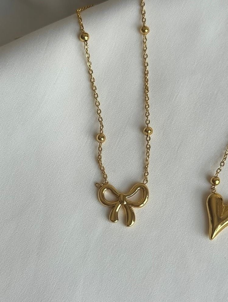 Coquette Bow Necklace