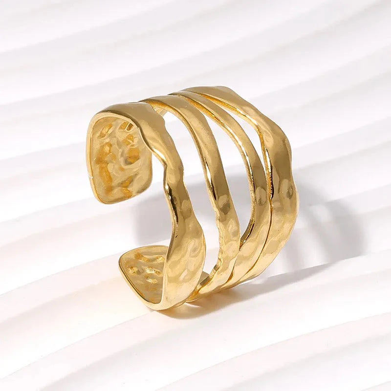 Ripple Adjustable Ring