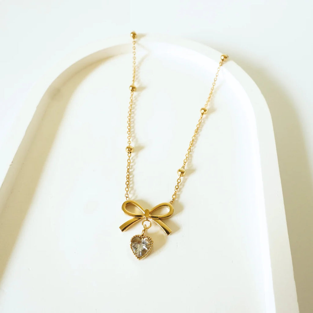 Belle Bow Necklace