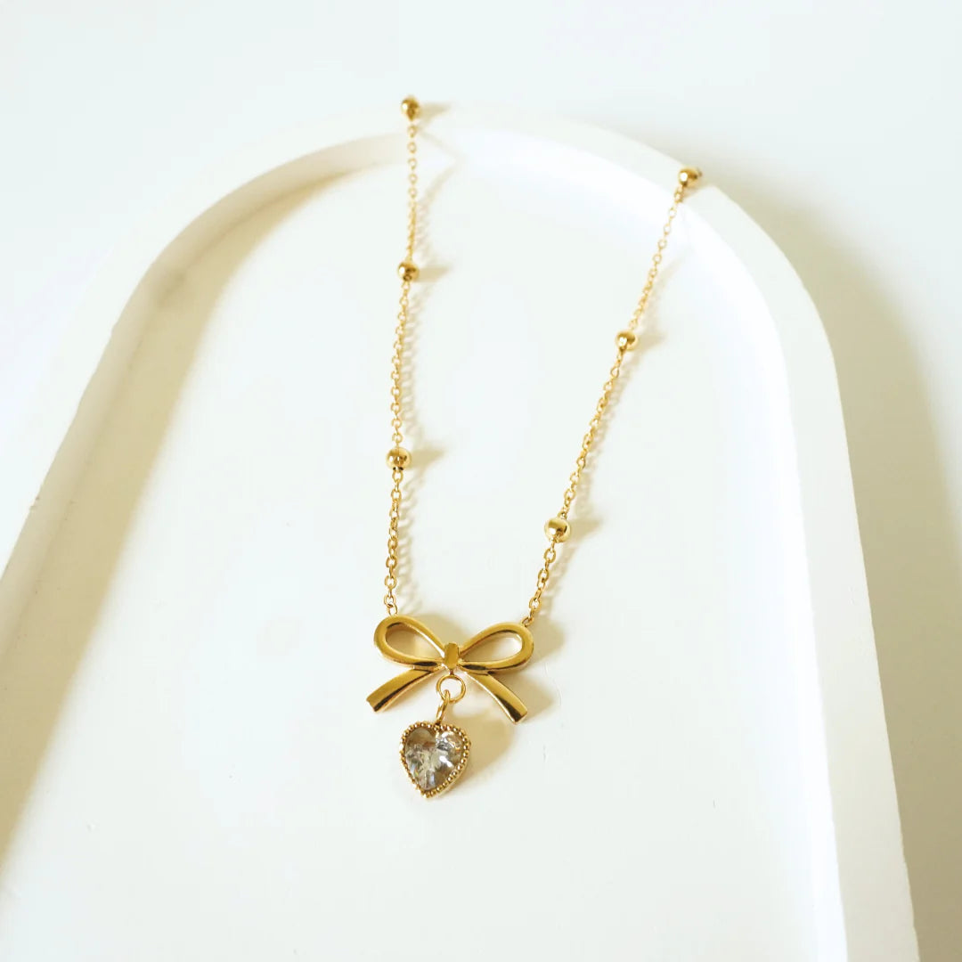 Belle Bow Necklace