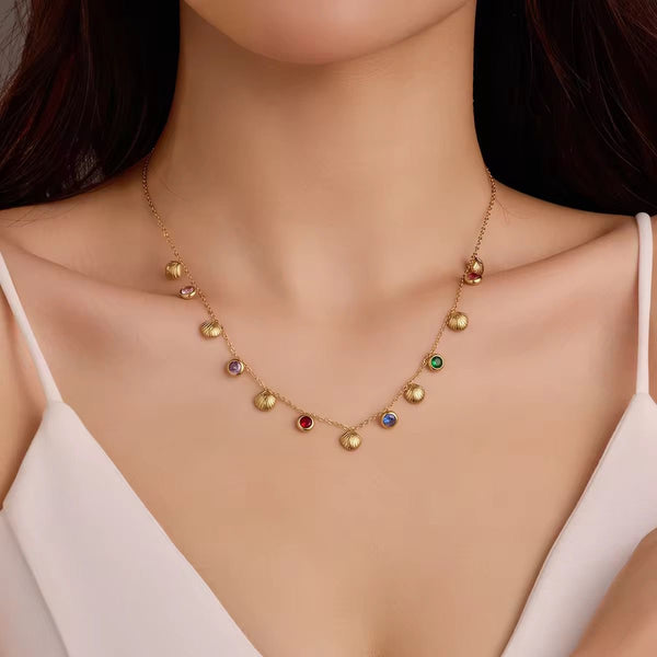 Seashell Charm Necklace