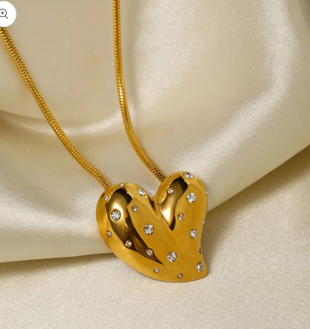 Chunky Heart Necklace