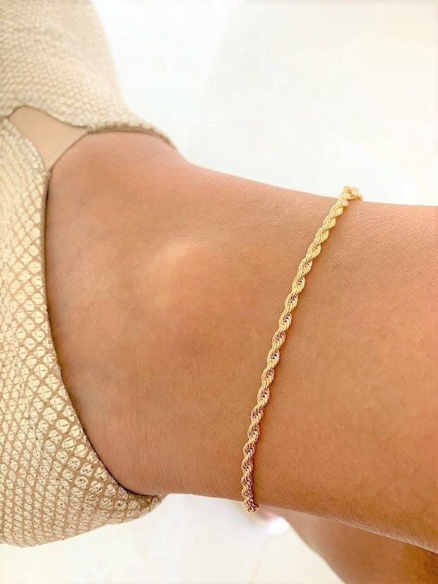 Twisted Chain Anklet