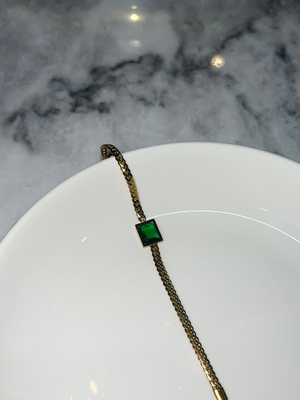 Green Emerald Bracelet