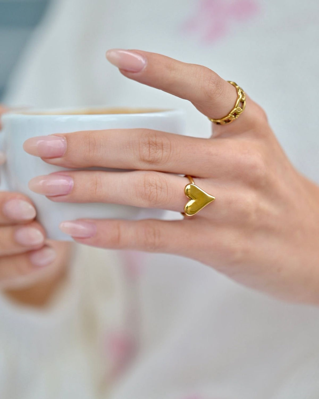 Wiggle Heart Ring Adjustable