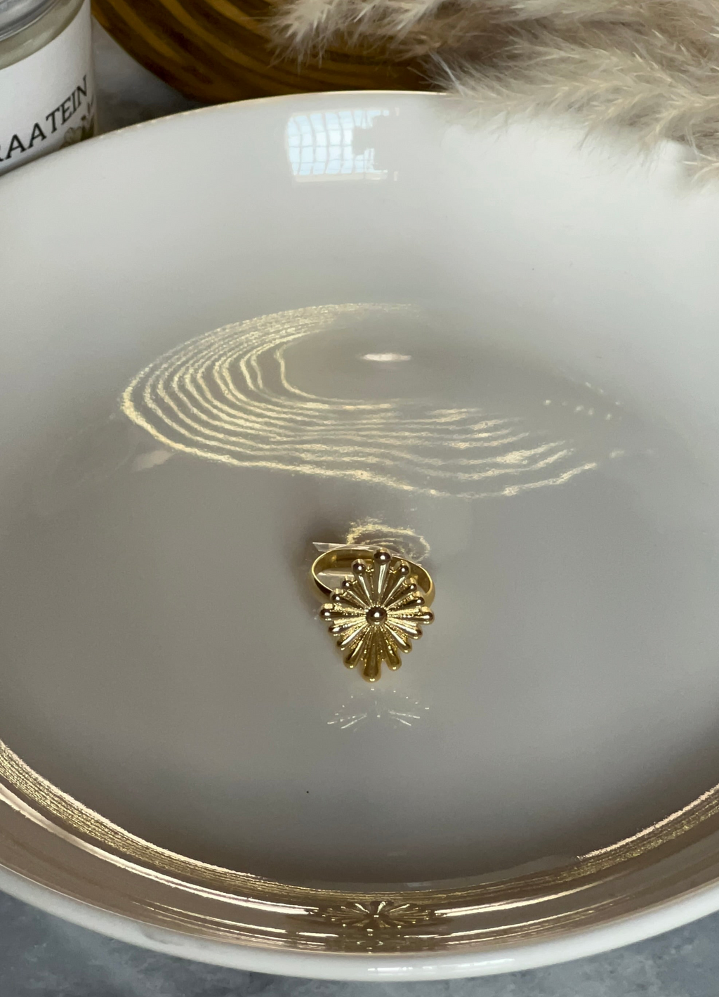 Sun Burst Adjustable Ring
